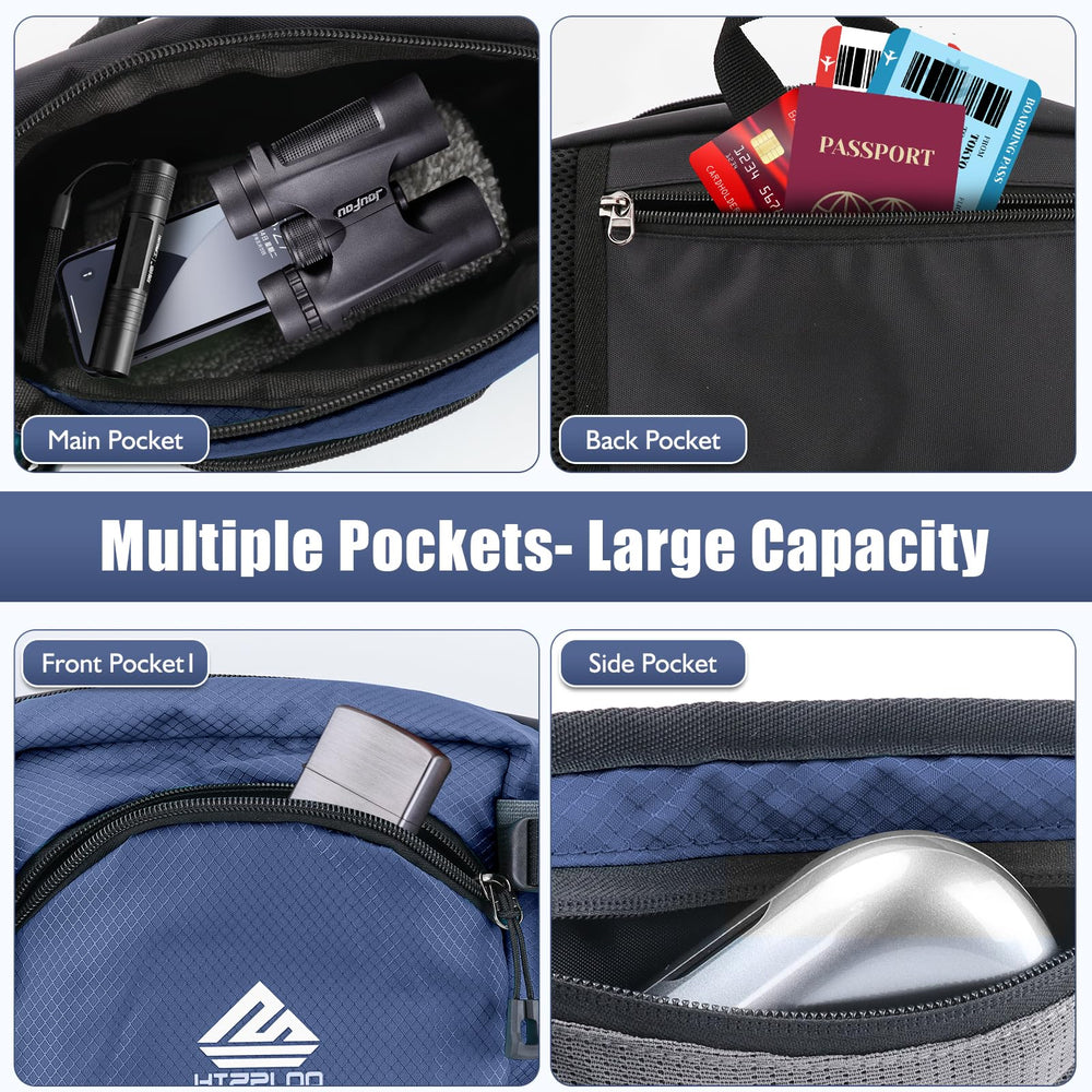 HTZPLOO fanny pack is ideal for running, hiking, cycling and daily errands.