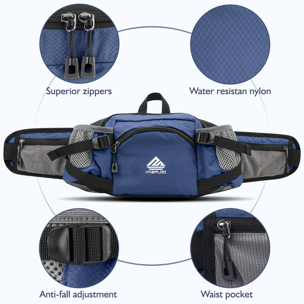 HTZPLOO fanny pack strap adjustable 31-51 inches fits diverse bodies and activities.