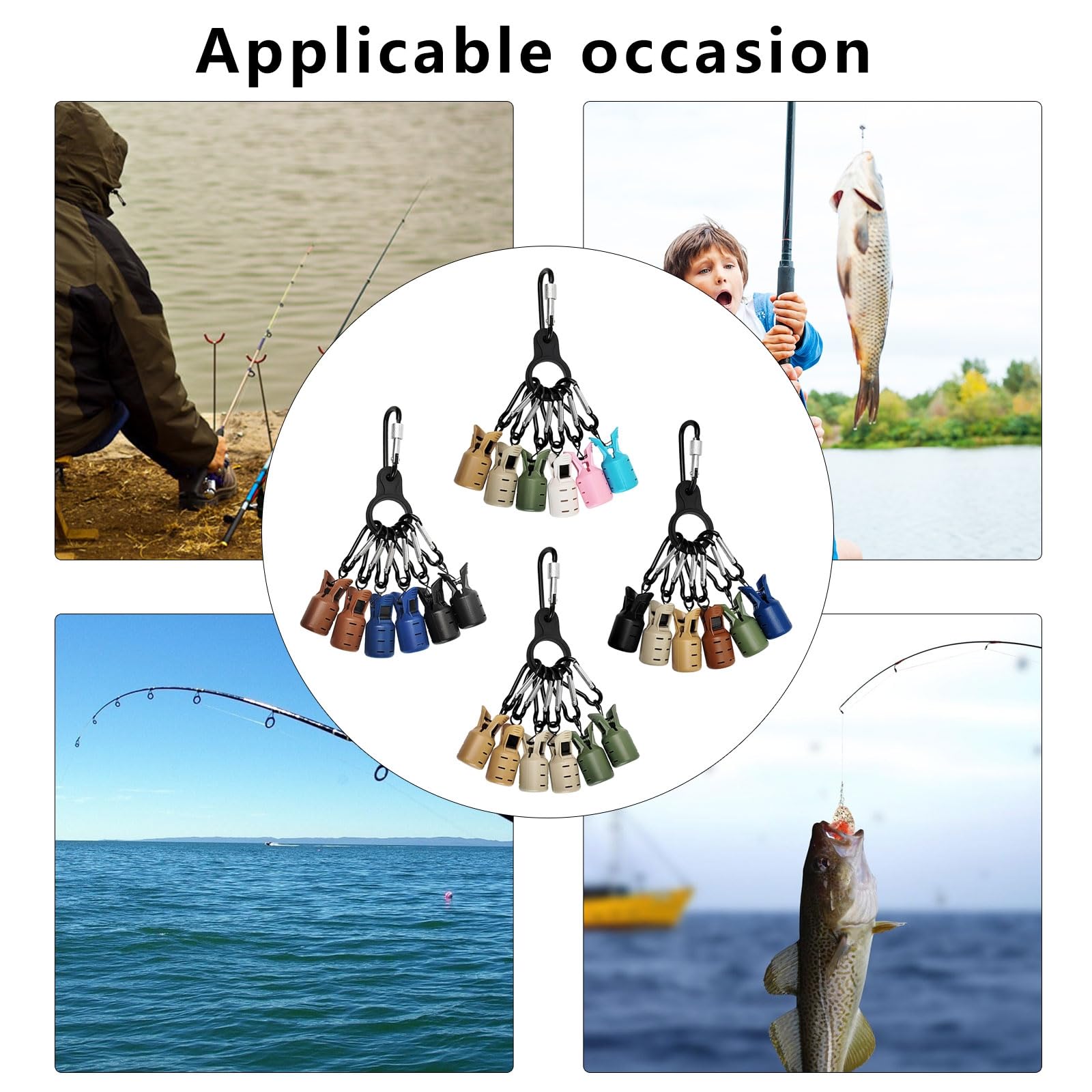 HUANGANG squid jig hook covers protect sharp tips during storage