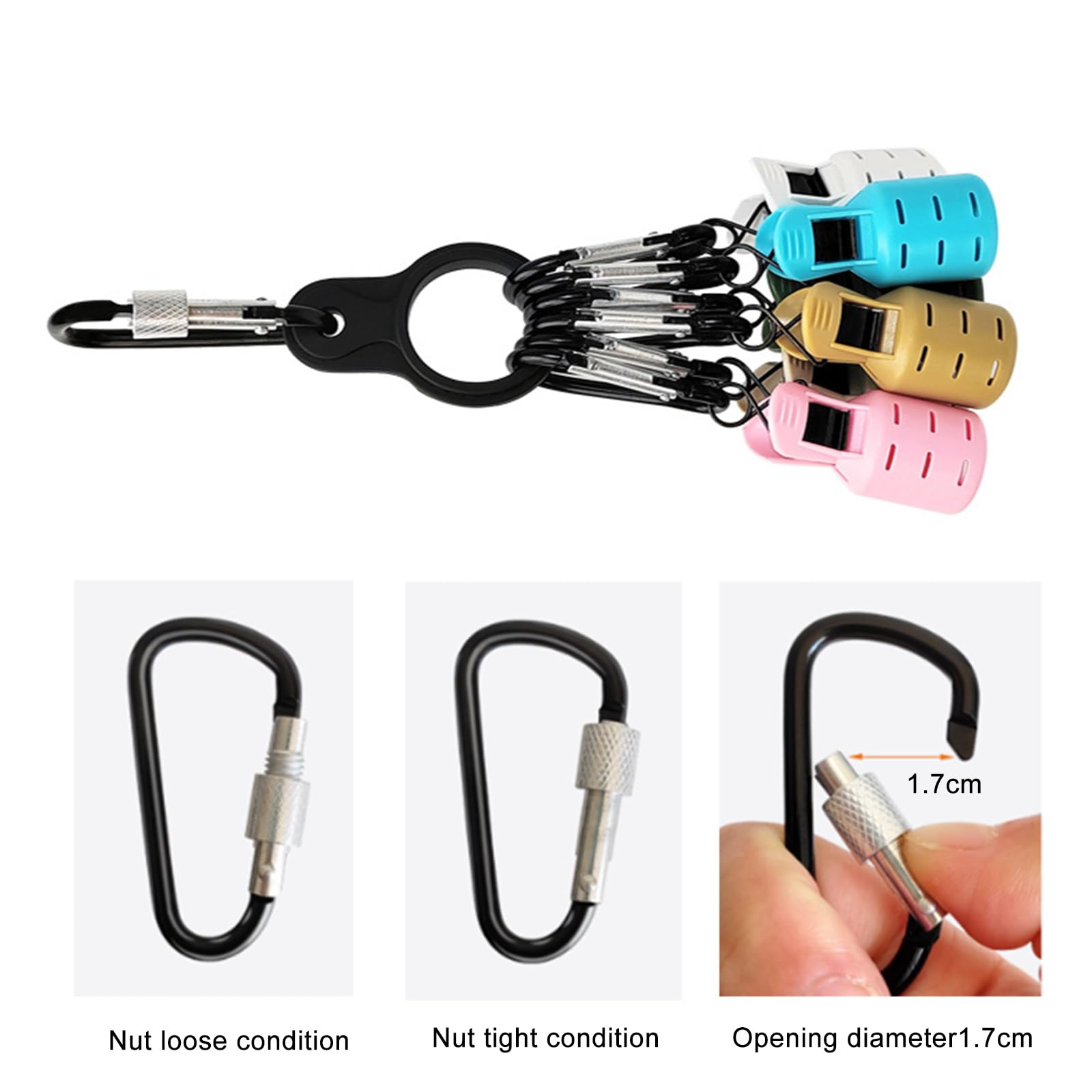 HUANGANG squid jig buckle pack provides secure closures and quick setup