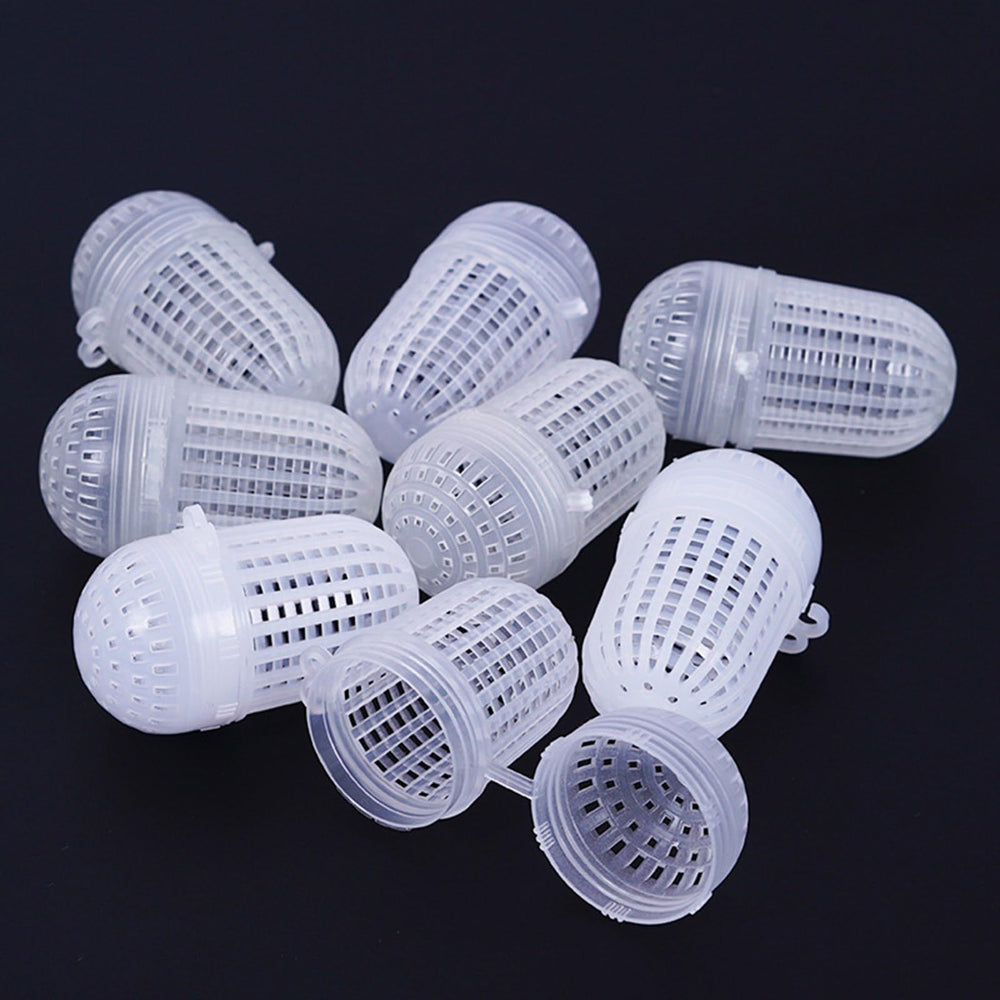 White Conjoined Baits Cup - Fishing Feeder