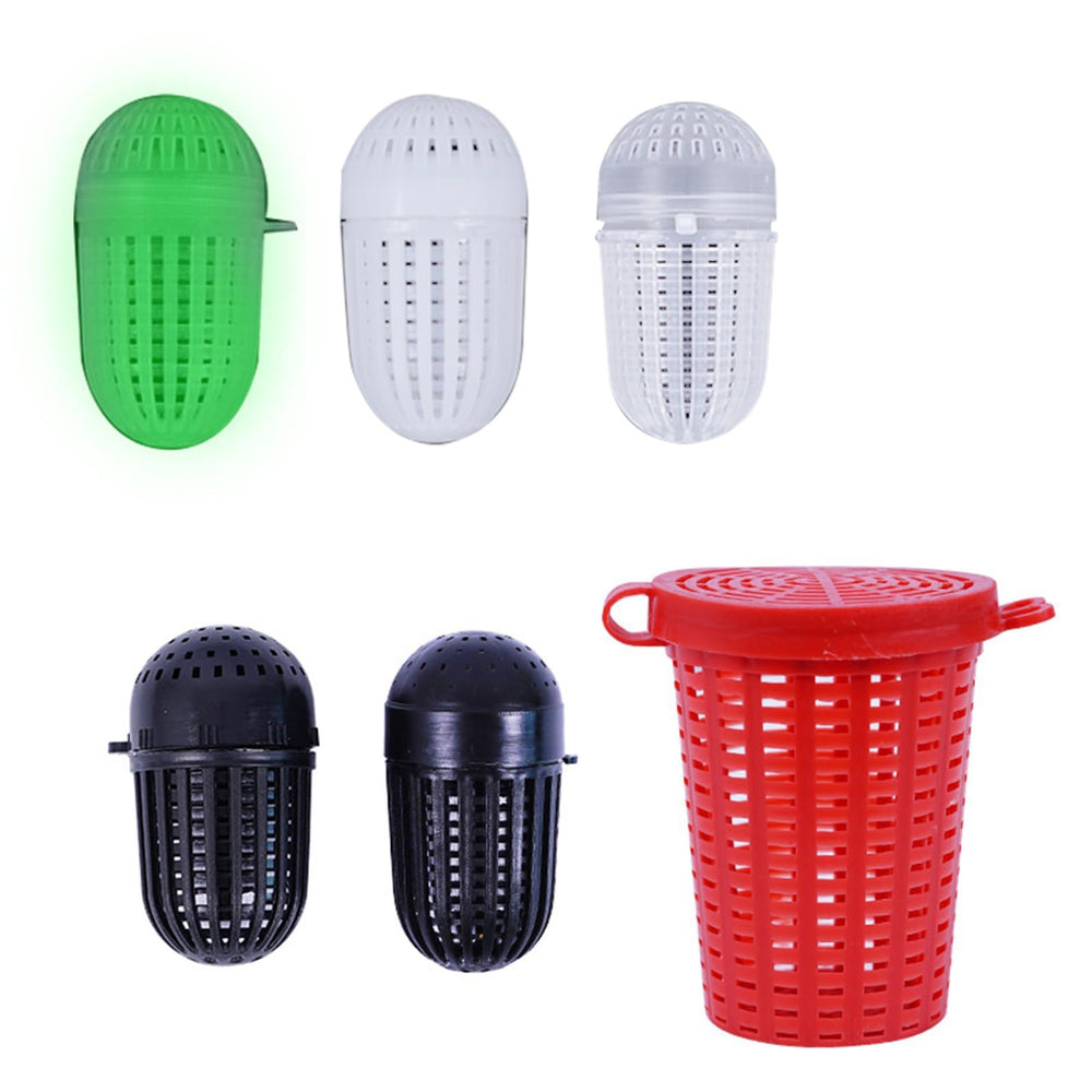 White Luminously Reinforced Conjoined Corn Styles Baits Cage