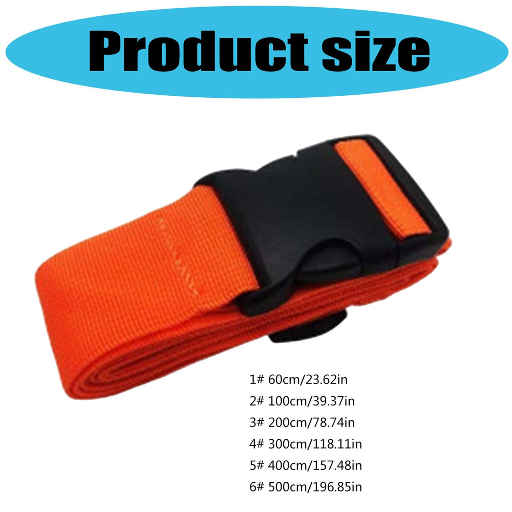 HUANGGG adjustable luggage strap fits a range of bag sizes.