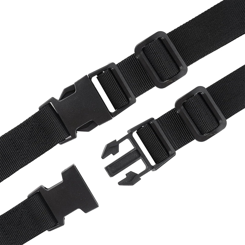 HUANGGG camping-ready strap keeps gear tightly secured on hikes.