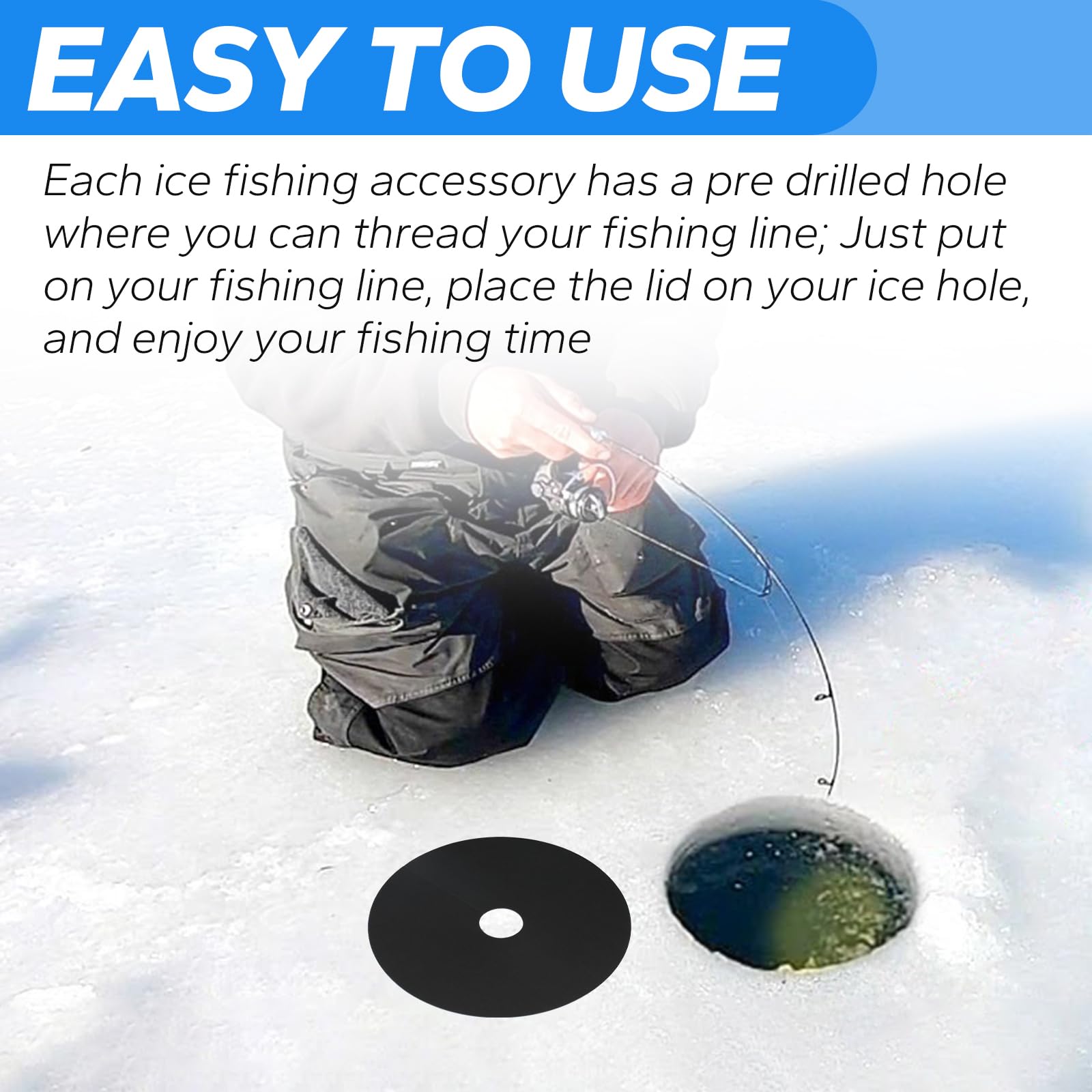 Durable EVA insulation for cold-weather ice fishing equipment