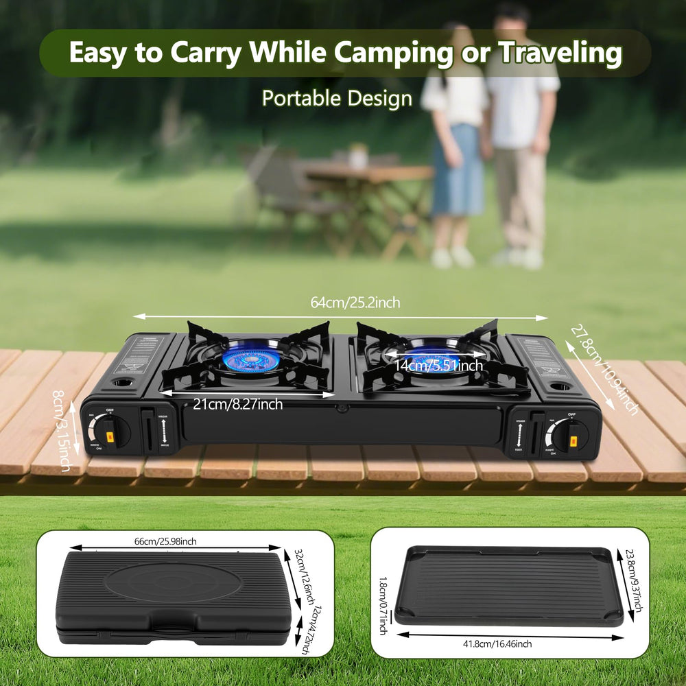 HuaShuani portable carrying case keeps stove organized during trips.