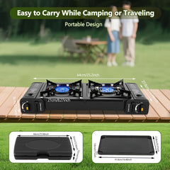 HuaShuani portable carrying case keeps stove organized during trips.