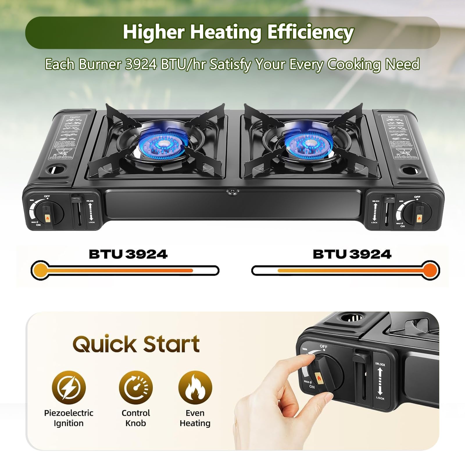 HuaShuani stove baking pan attachment enabling grill-style or standard cooking.