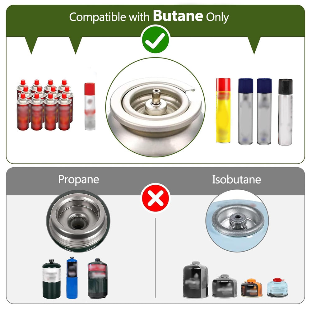 HuaShuani dual-burner heat distribution ensures even cooking when outdoors.