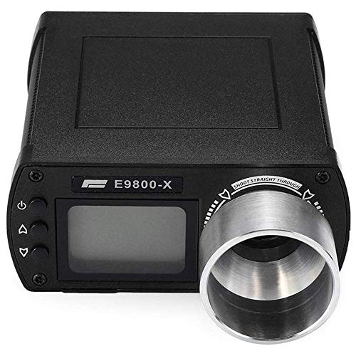 Hubceuo E9800-X speed tester display provides precise velocity readings for field testing.