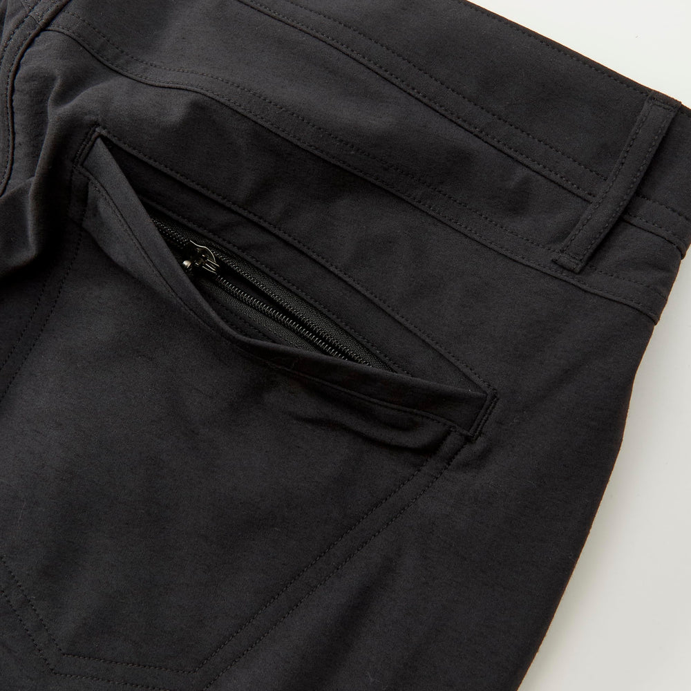 Huckberry Proof 72-Hour Merino Pant DWR finish closeup indicating rain protection