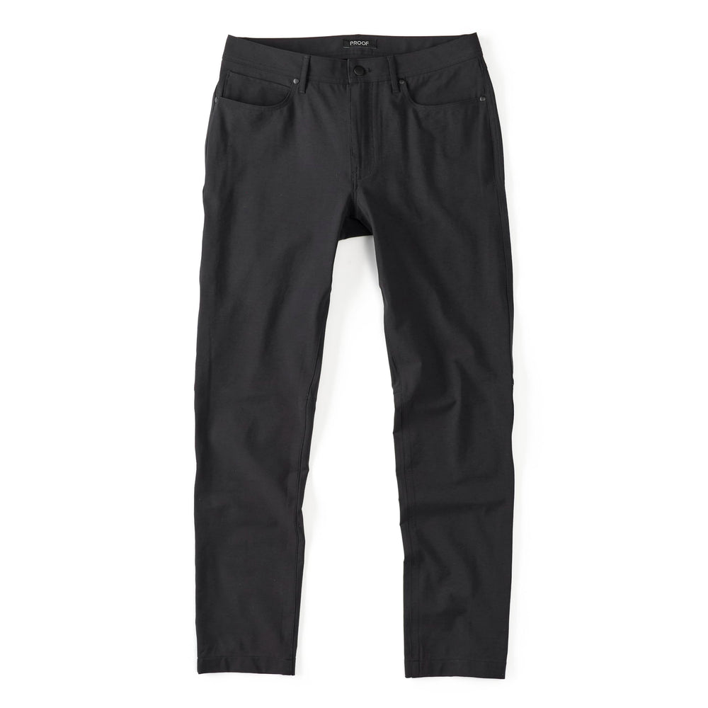Huckberry Proof 72-Hour Merino Pant front view shows travel-ready moisture-wicking performance