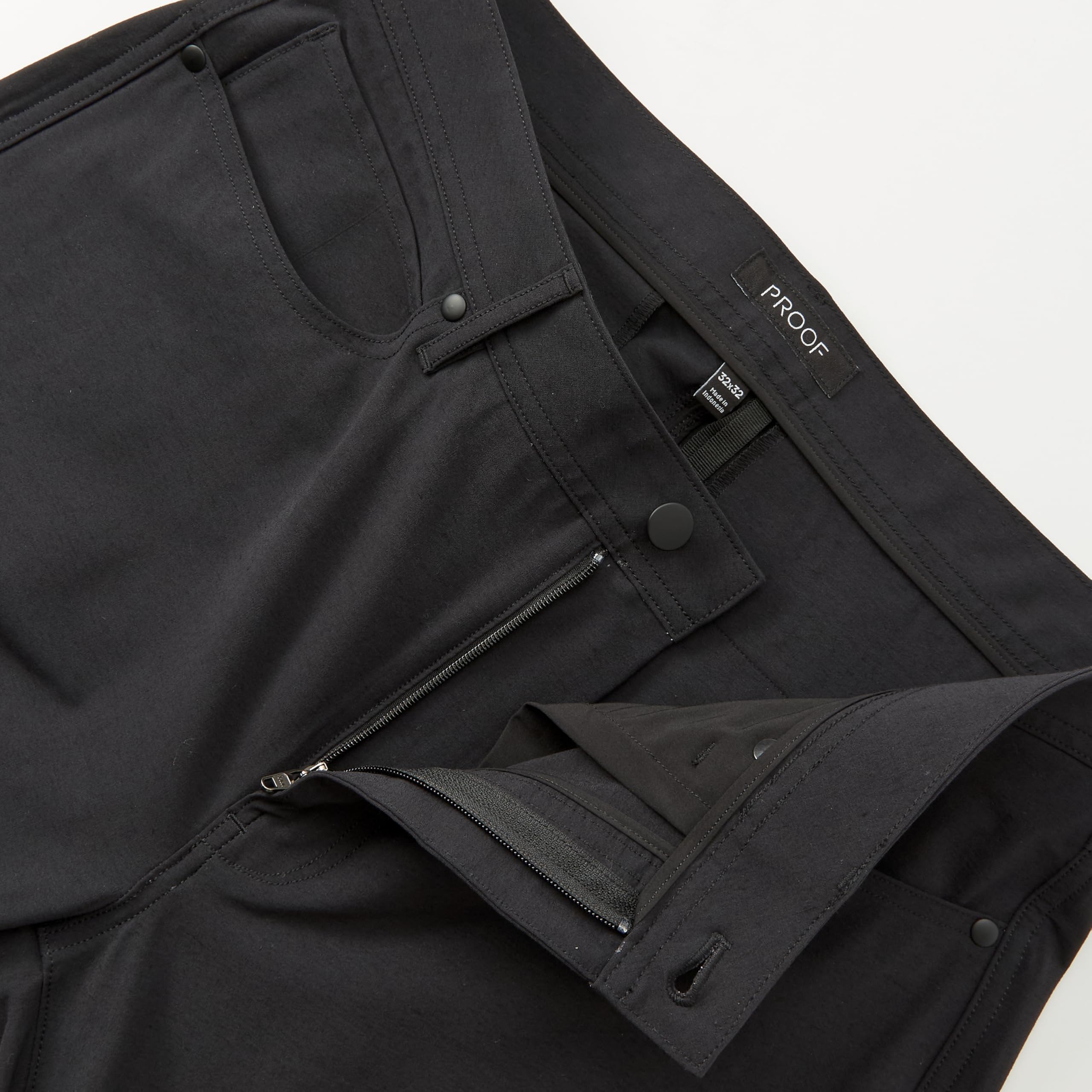 Huckberry Proof 72-Hour Merino Pant hidden zip pocket for valuables