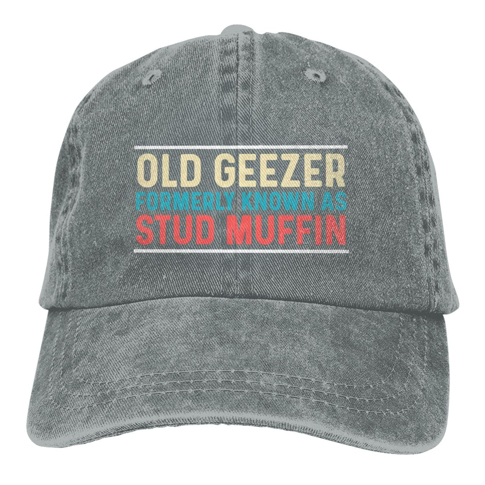 Huesdeaw Men graphic statement cap complements casual outfits