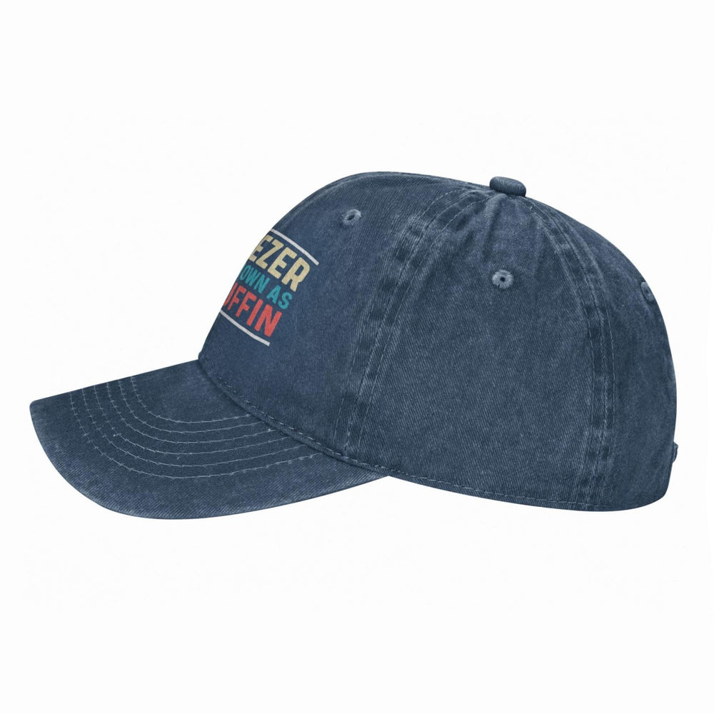 Huesdeaw Navy baseball cap with adjustable buckle for a secure fit