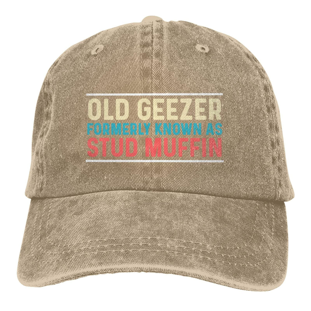 huesdeaw old geezer stud muffin hat ideal for outdoor activities and casual outings