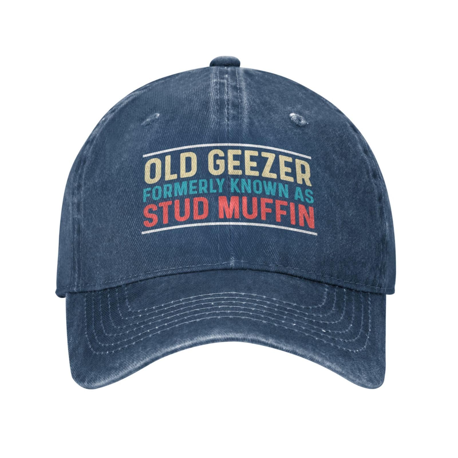 Huesdeaw Stud Muffin Hat graphic navy for versatile outdoor use