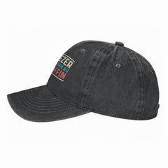 huesdeaw stud muffin hat women front, eye-catching graphic for social occasions.