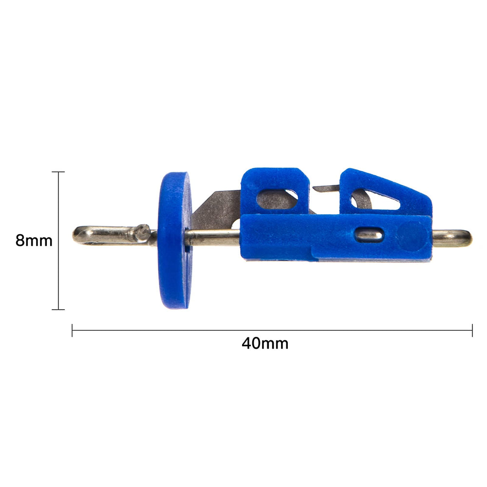 HUIOP bait clips with ABS and stainless steel deliver durable, lightweight performance.