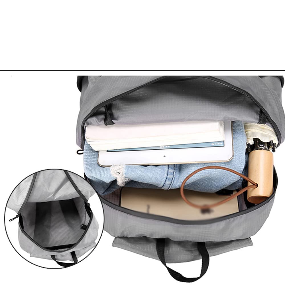 HUIOP backpack adjustable padded straps reduce shoulder strain.