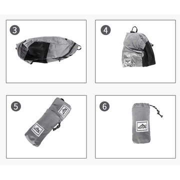 HUIOP water-resistant tear-resistant material protects gear outdoors.