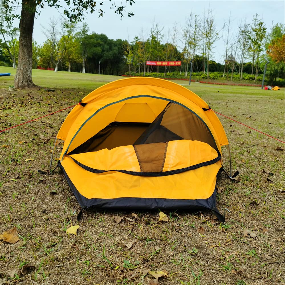 HUIOP backpacking tent by streams demonstrates camping near water
