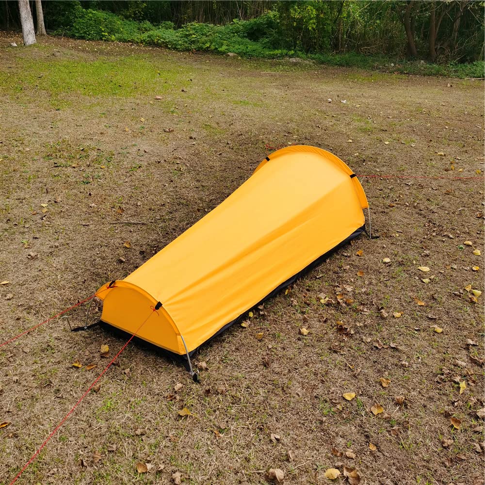 HUIOP backpacking tent windproof design helps on breezy nights