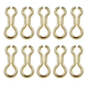 HUIOP brass sinker wire eye closeup shows durable construction for reliable casting