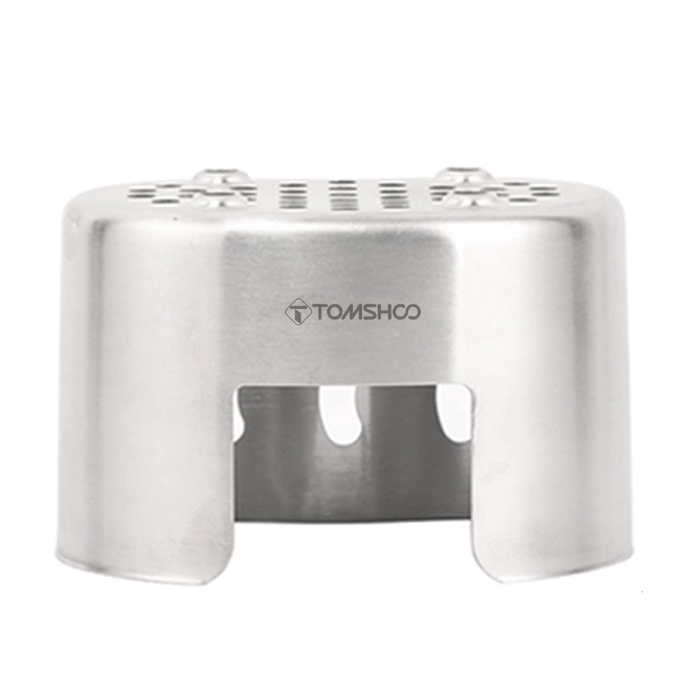 HUIOP canteen cup stand overview on a rugged trail, highlighting durability.