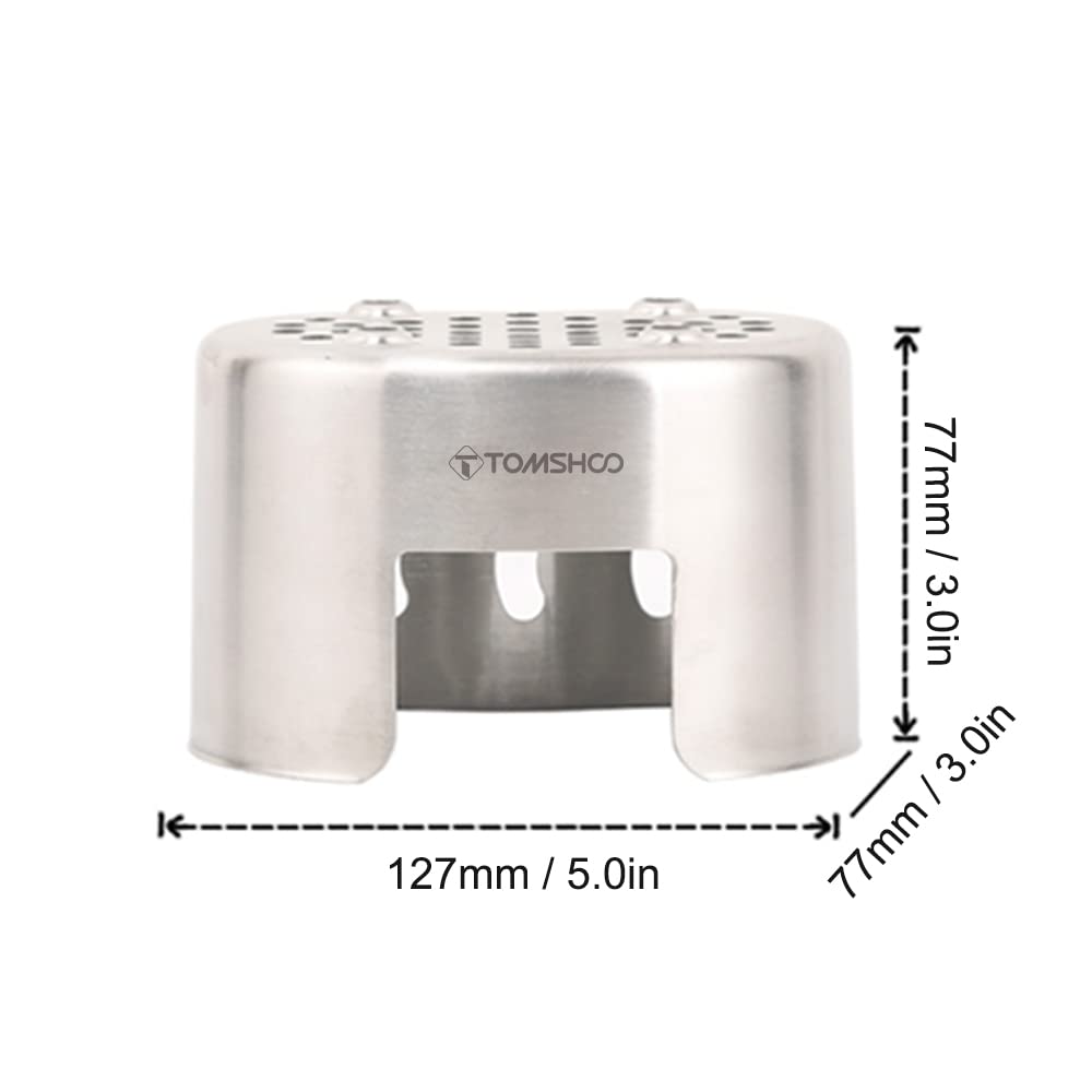 HUIOP canteen cup stand durable stainless steel for rugged trips.