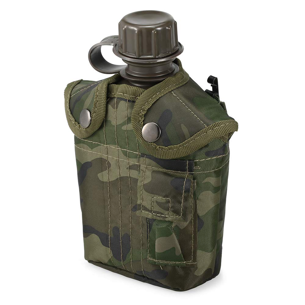 Ideal for outdoor use, HUIOP canteen suits hiking and camping.