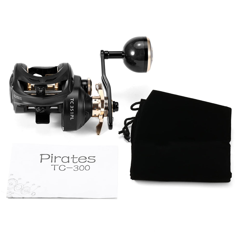 Ceramic guide ring on HUIOP baitcaster minimizes line wear.
