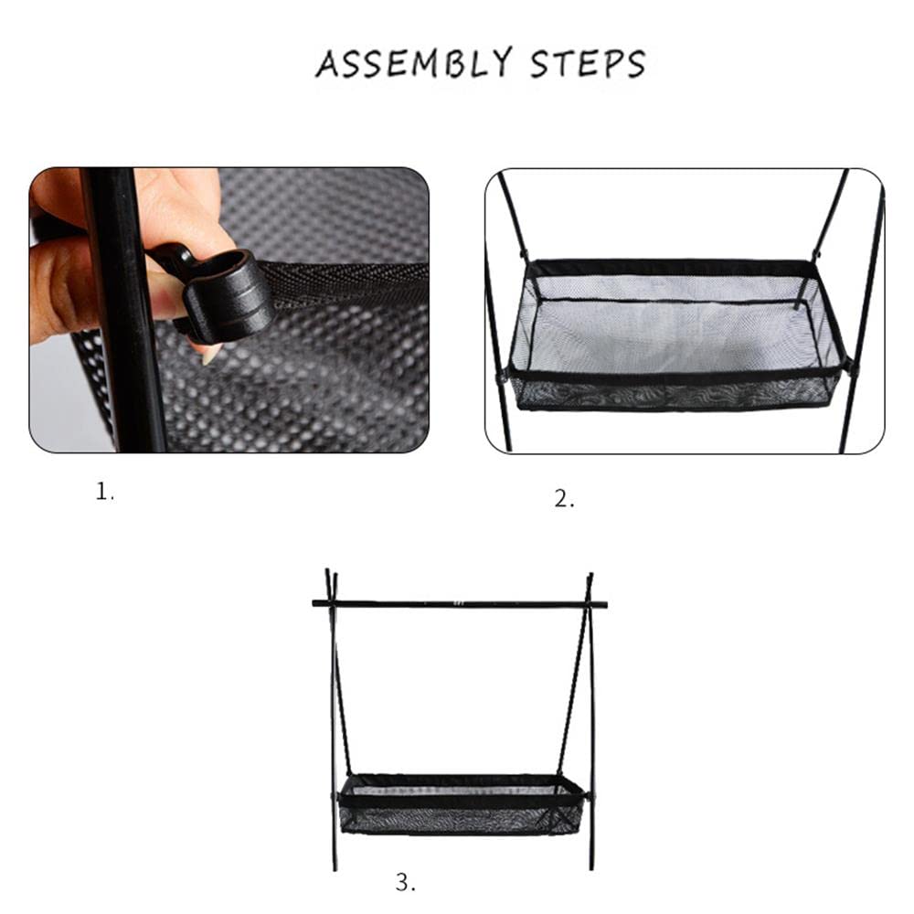 HUIOP durable black fabric withstands outdoor use and rough handling.