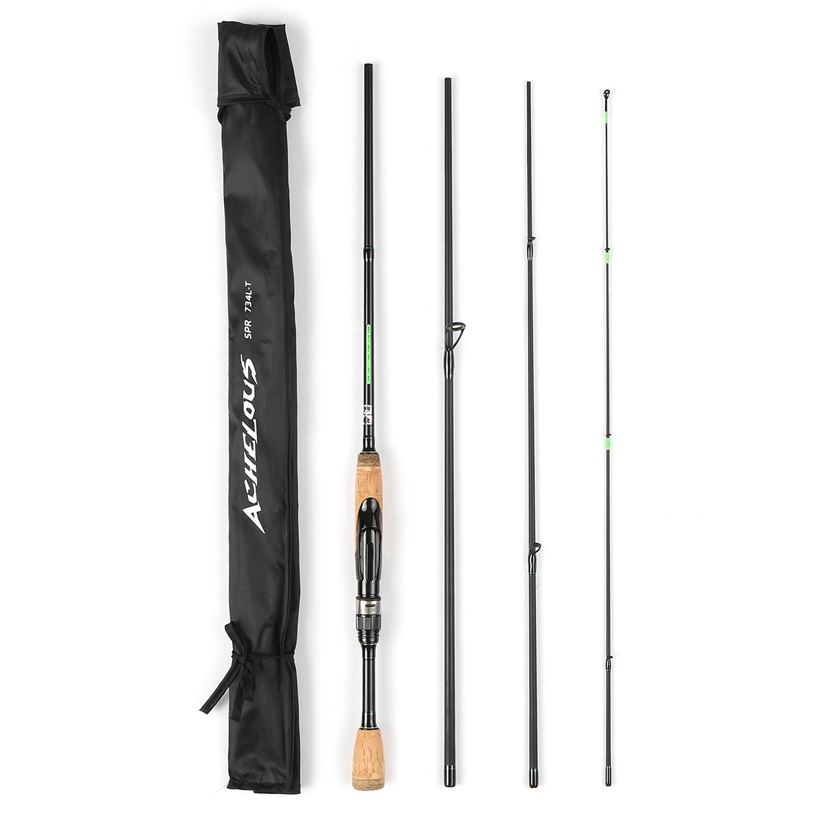 HUIOP fishing rod assembly shows quick setup with stable joints.