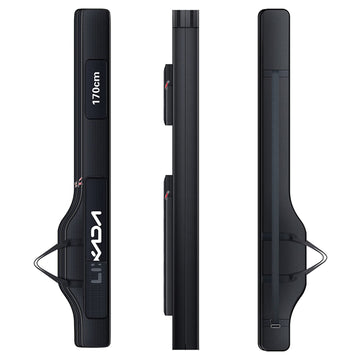 HUIOP bag main compartments wide opening for easy access to rods and reels.