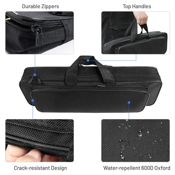 HUIOP fishing rod organizer adjustable shoulder strap for hands-free carry