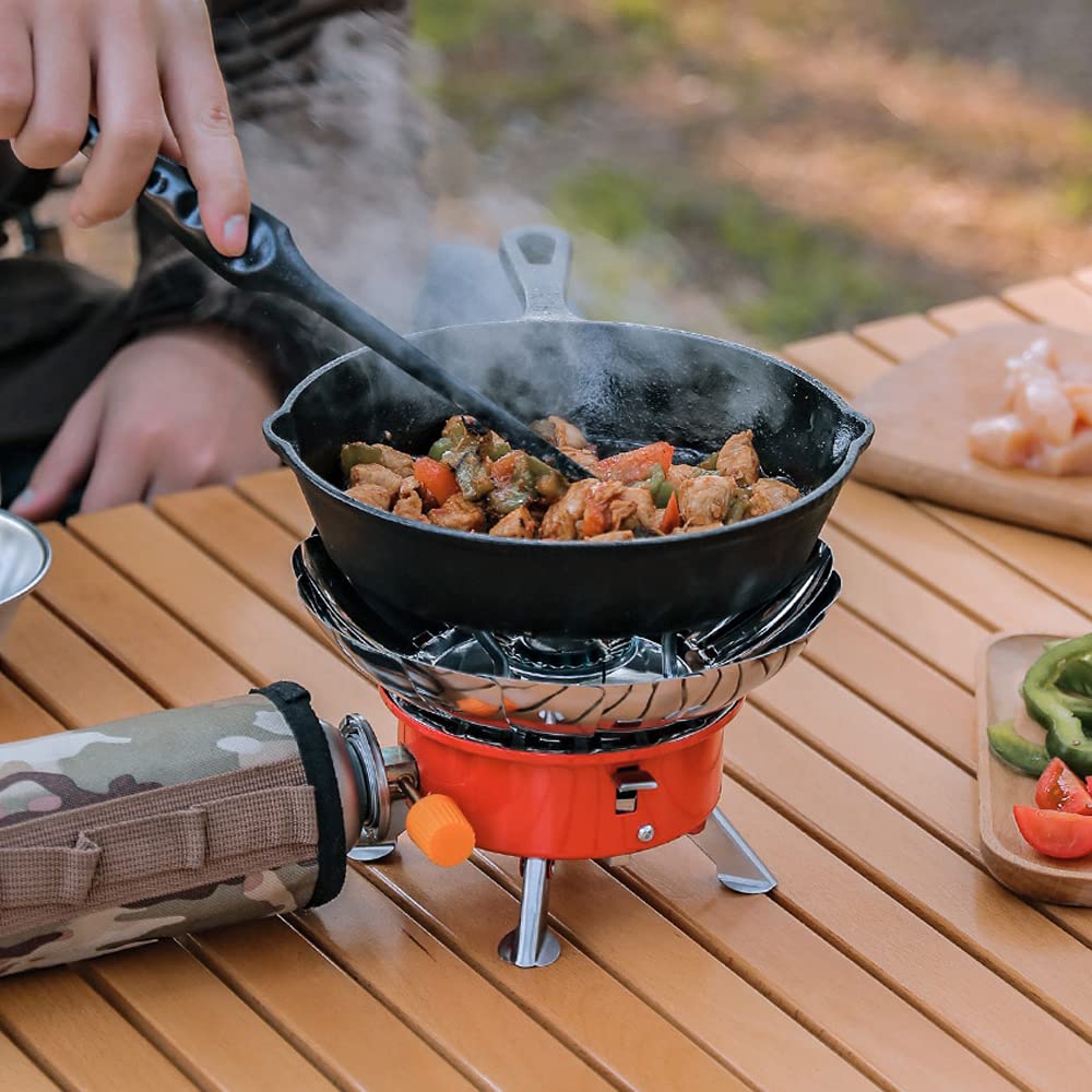 HUIOP compatible-pots design works with various sizes for boiling water and meals.