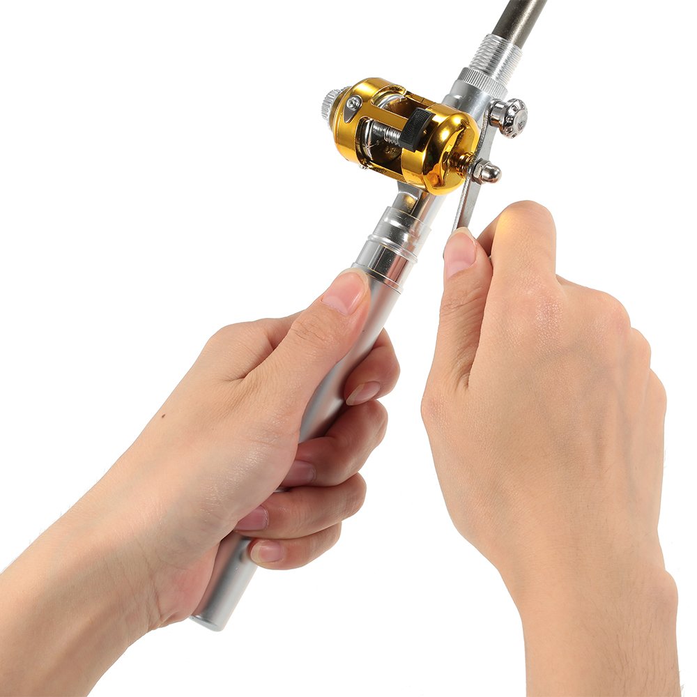 HUIOP Pocket Pen in use by an angler.