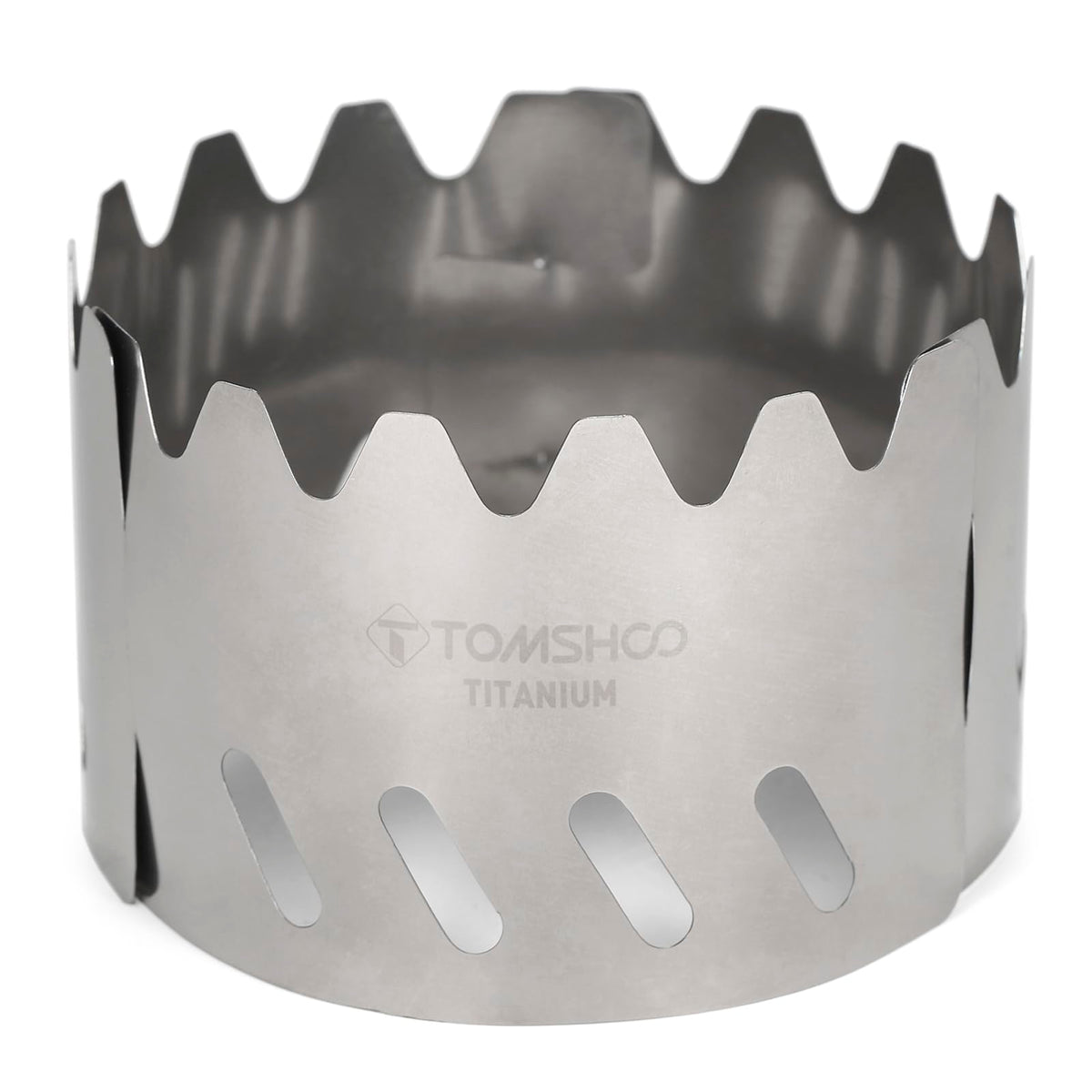 HUIOP stove windscreen ultralight titanium protects flame in windy conditions.