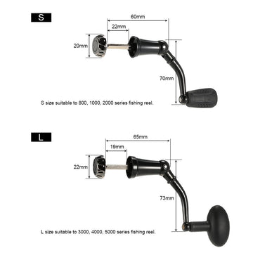 HUIOP two bearings enable smoother rotation during retrieves