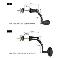 HUIOP two bearings enable smoother rotation during retrieves