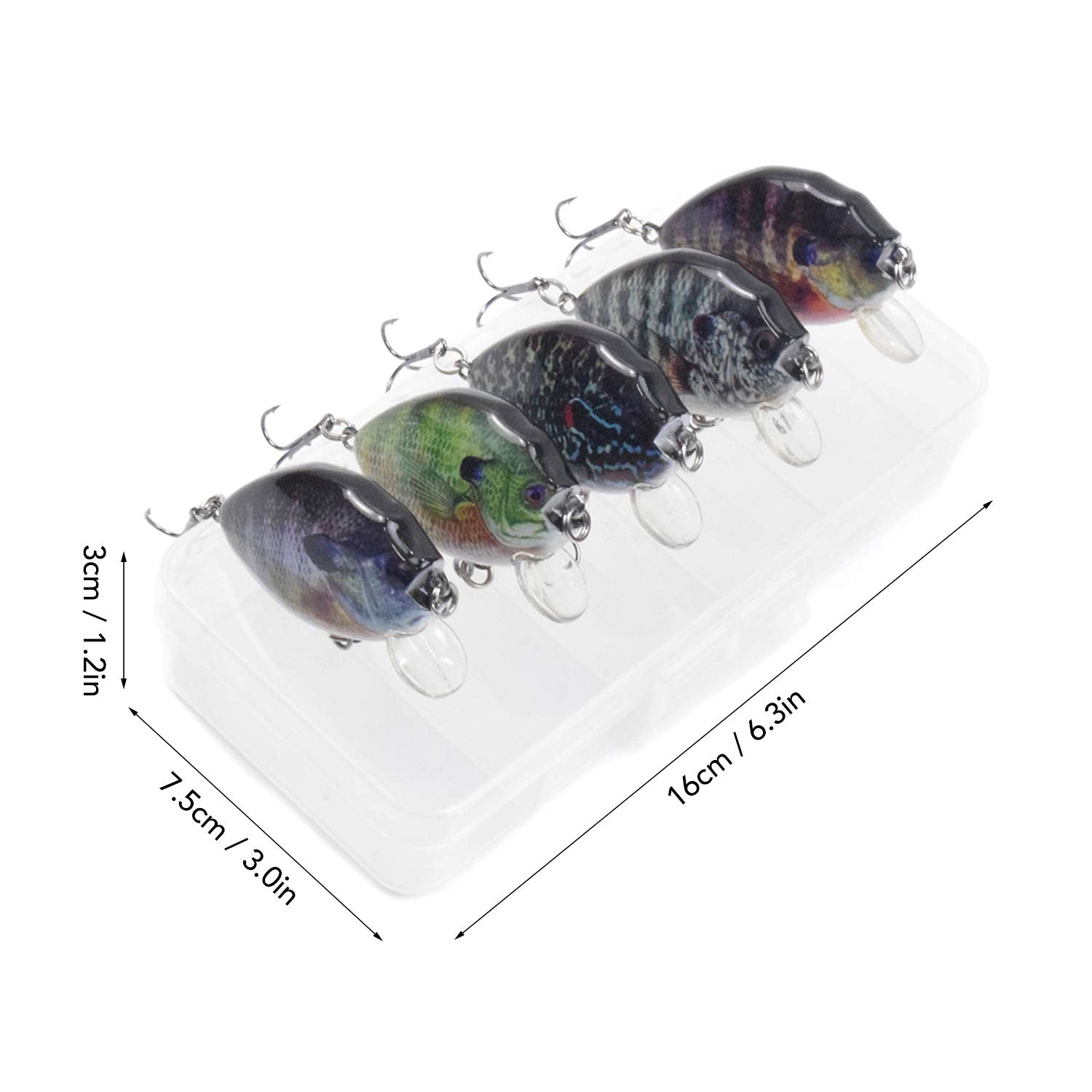 HUIOP wobbler lure mini crankbait design for versatile casting and retrieval.