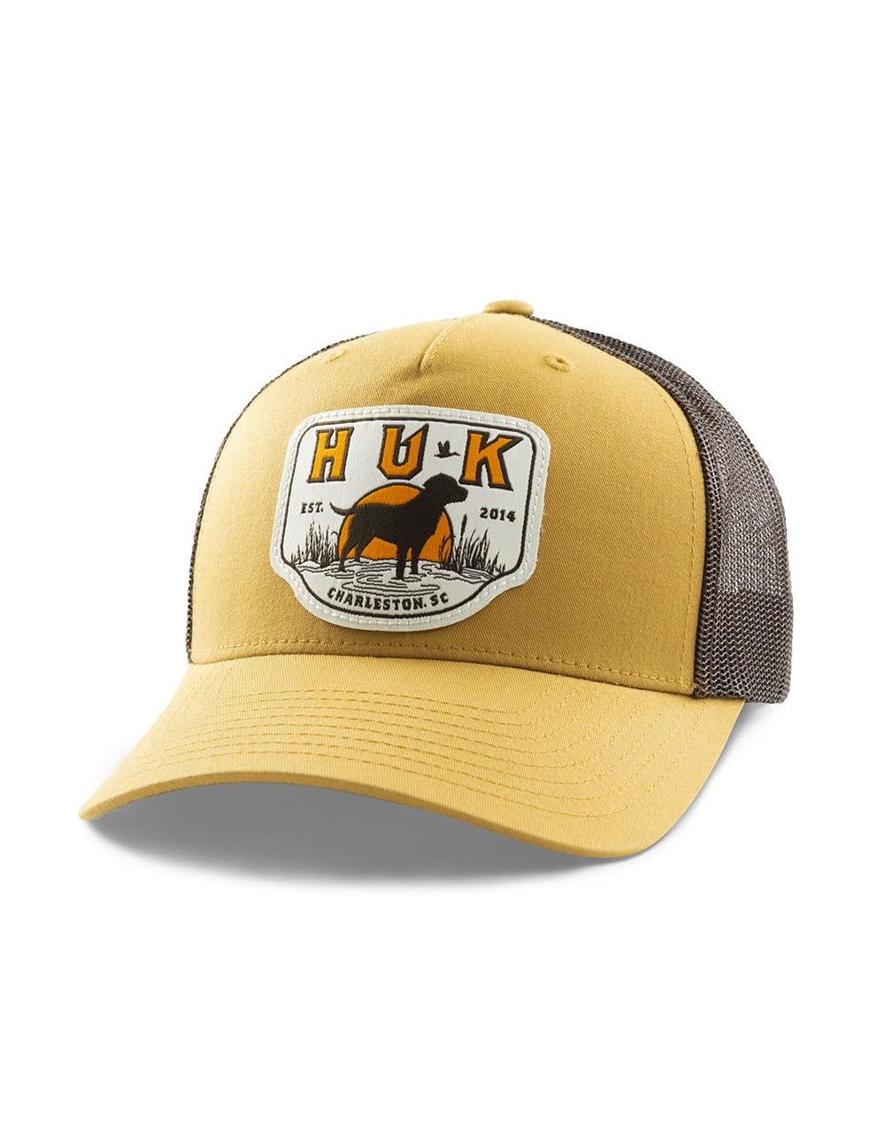 HUK Kids Trucker Hat adjustable snapback for a secure, customizable fit outdoors