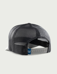 HUK Kids Trucker Hat with anti-glare visor to reduce sun glare on sunny days.
