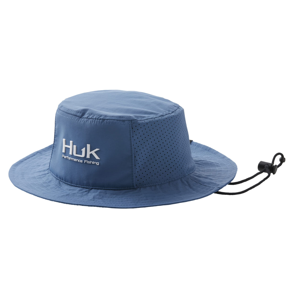Huk Performance Bucket Hat top view, sun protection for fishing days