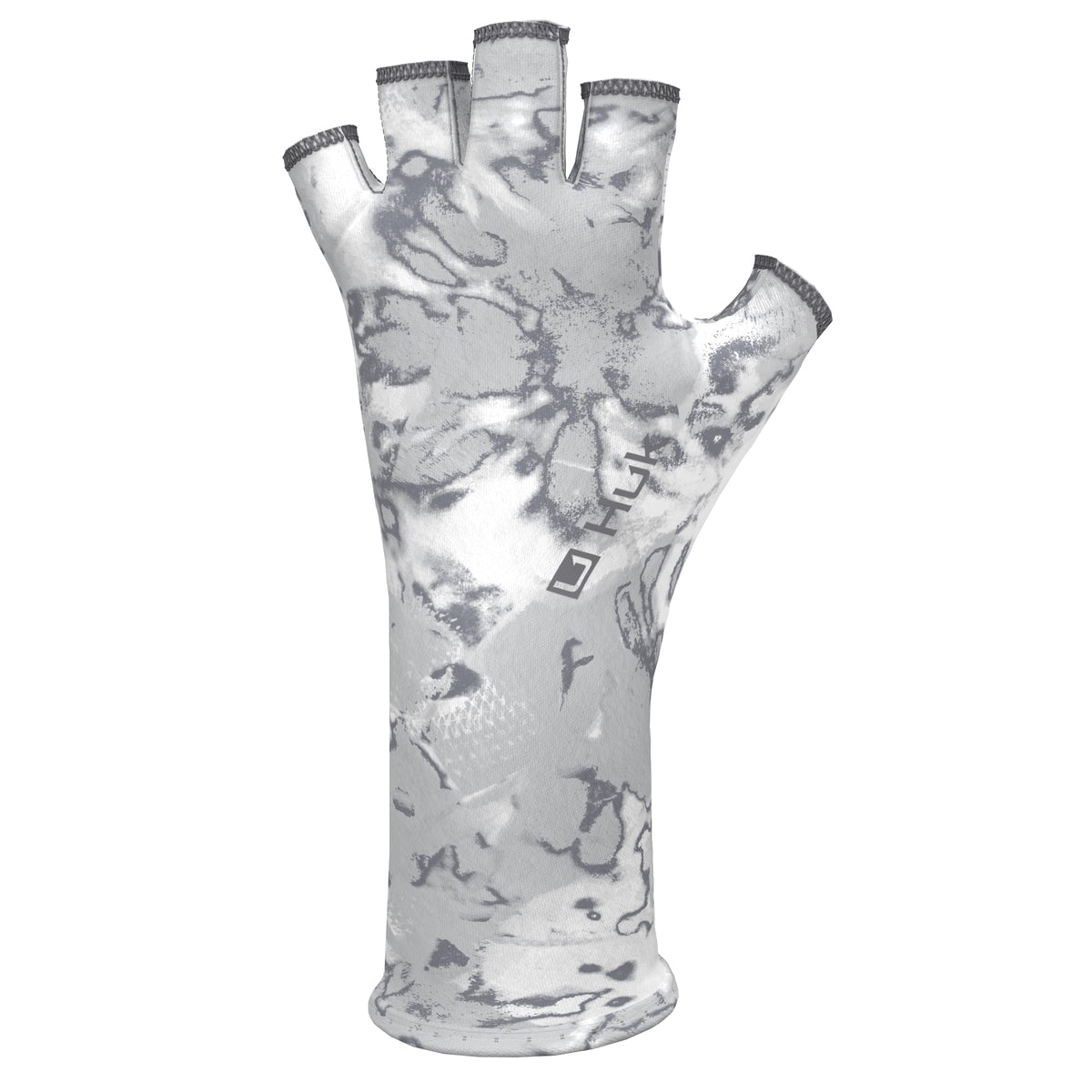 HUK Pursuit Sun Glove with a grippy palm for secure casting.
