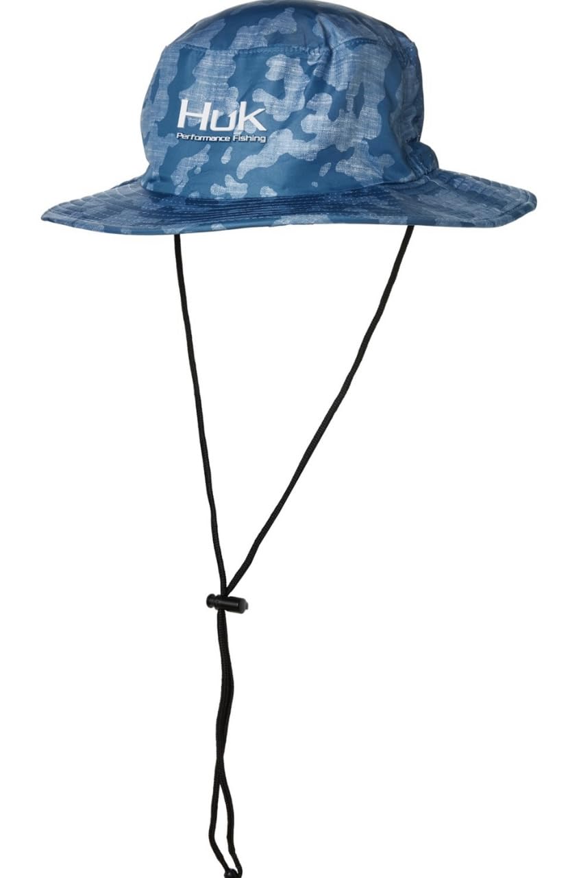 Full brim detail of HUK Running Lakes Camo Boonie Hat