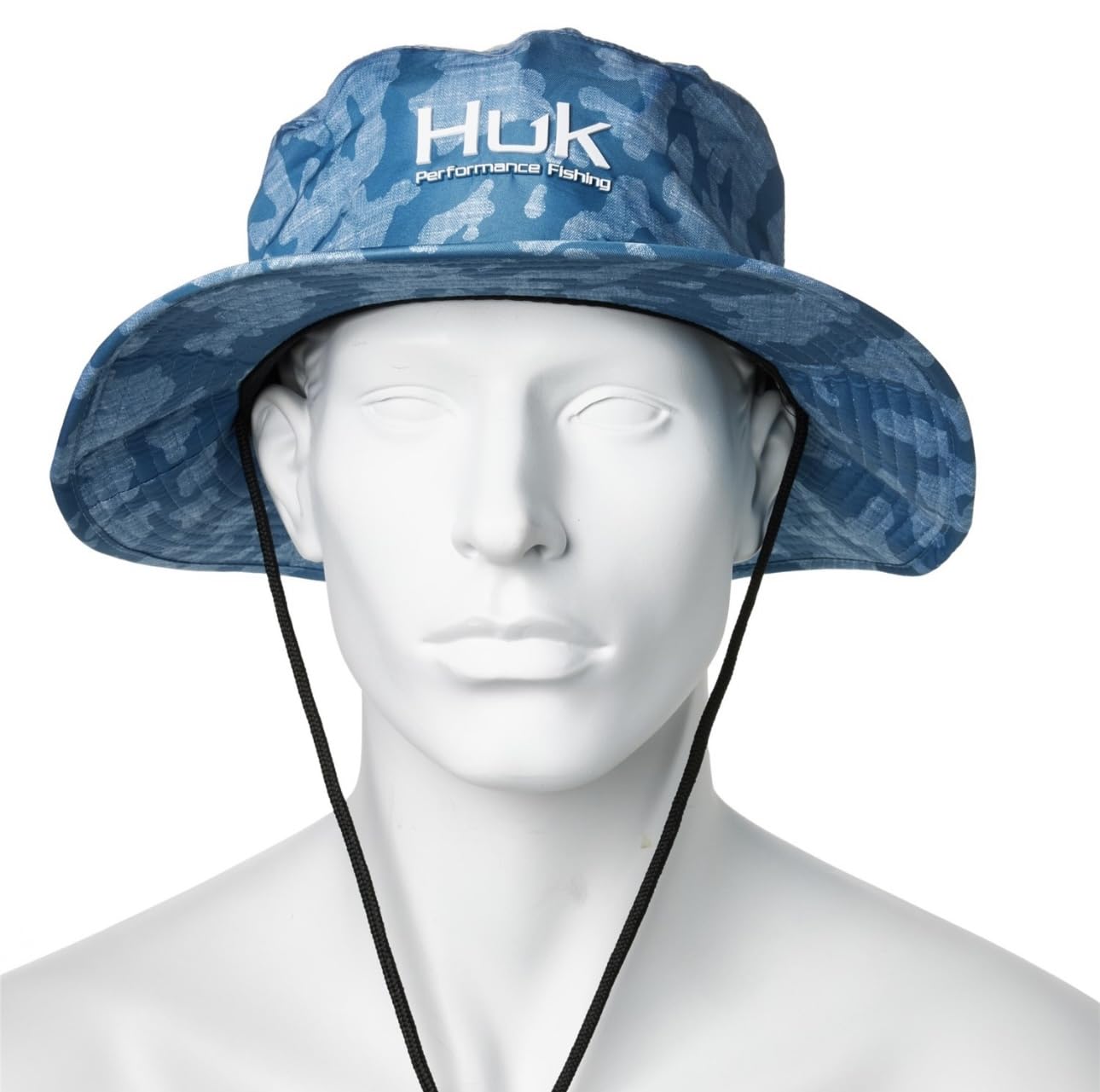 Laser perforated panels for breathability on Huk boonie hat