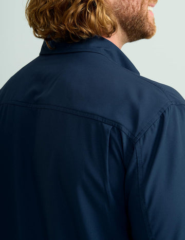 HUK Tide Point shirt button roll-up sleeves for adjustable coverage