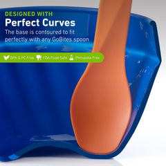 Humangear Flexibowl interior gloss makes cleanup quick after meals.